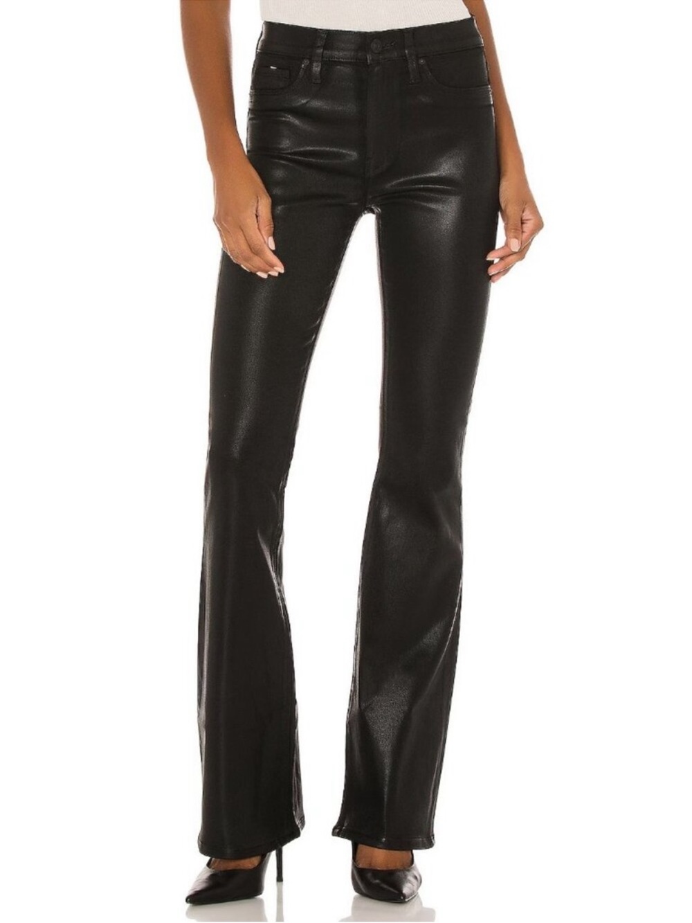 Hudson Jeans | Women’s Barbara Black Coated Denim Size 26 NWT